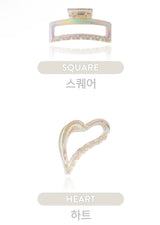 CLEAR AURORA HAIR CLIP