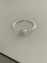 GRACE PEARL OPEN RING