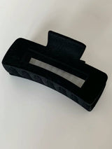 VELVET SQUARE HAIR CLIP
