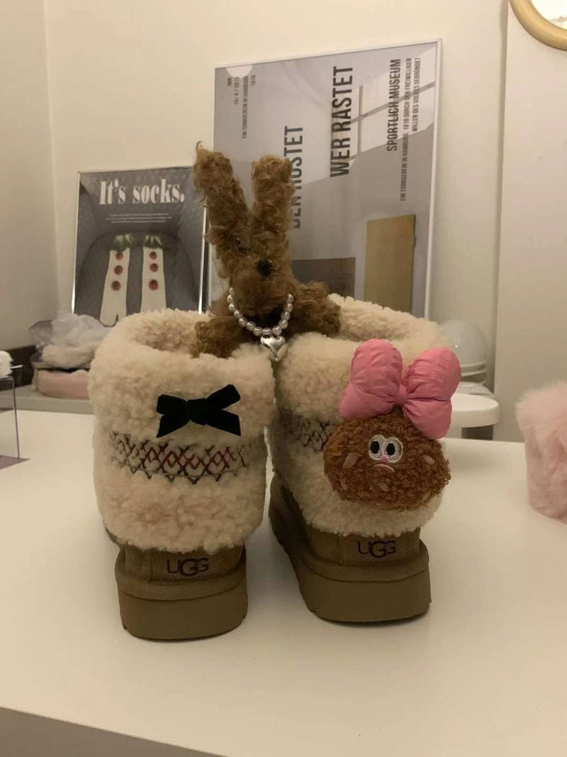 RIBBON COOKIE PIN FOR BOOTS