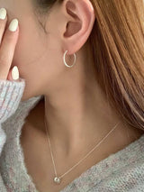 TWIST RING EARRINGS