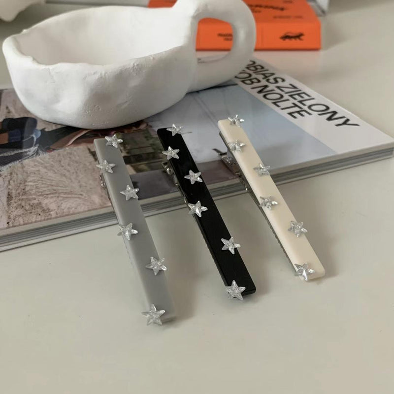 SILVER STAR HAIR PIN