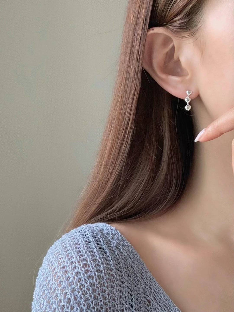 HEART DROP EARRINGS