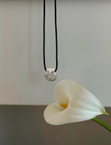 SILVER SHELL NECKLACE
