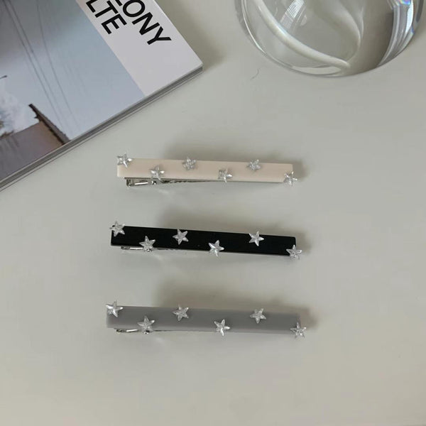 SILVER STAR HAIR PIN