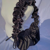 SATIN RUCHED BAG