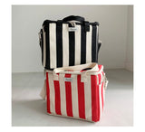 STRIPED COOLING BAG
