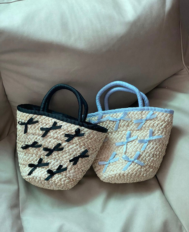 RIBBON RATAN BAG