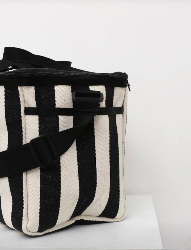 STRIPED COOLING BAG