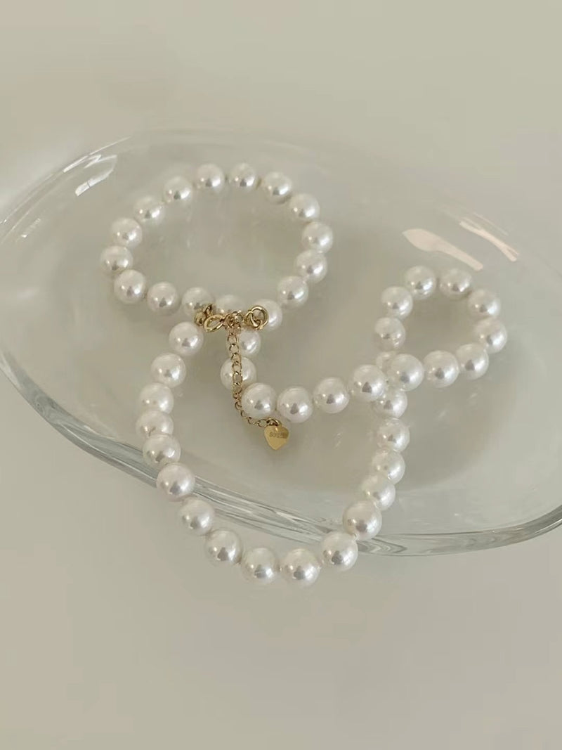 Round Pearl Necklace