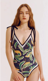 FLORAL V MONOKINI