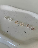 CUBIC ROUND EARRINGS