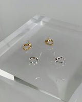 TWIST CIRCLE EARRINGS