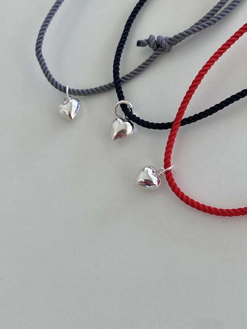 SILVER HEART BRACELET
