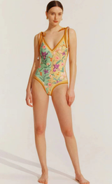 FLORAL V MONOKINI