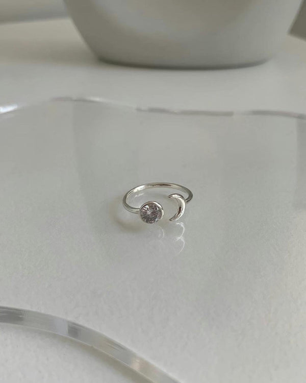 CRESCENT MOON RING