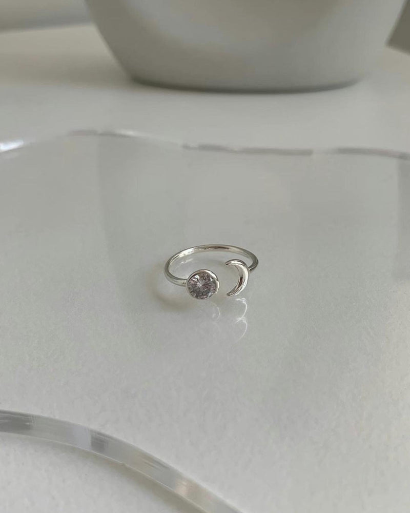 CRESCENT MOON RING