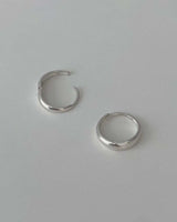 SILVER HOOP EARRINGS