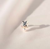CROSS PEARL PIERCING