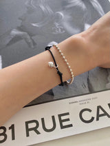 SILVER HEART BRACELET