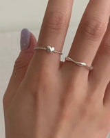 HEART TWIST OPEN RING