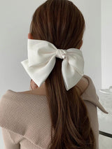 PEARL BIG RIBBON HAIR PIN