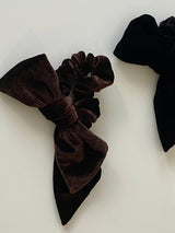 VELVET RIBBON HAIR TIE
