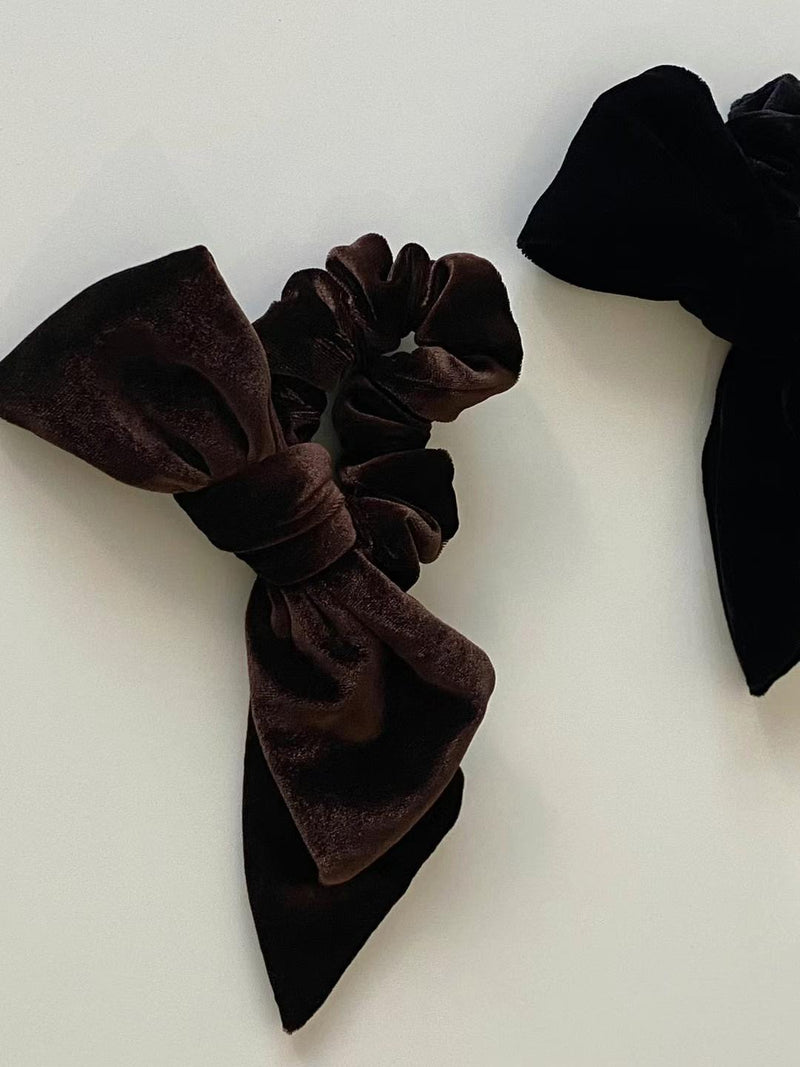 VELVET RIBBON HAIR TIE