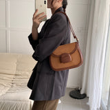 SUEDE BIEBER BAG [Brown]