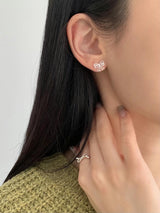 LACE RIBBON EARRINGS