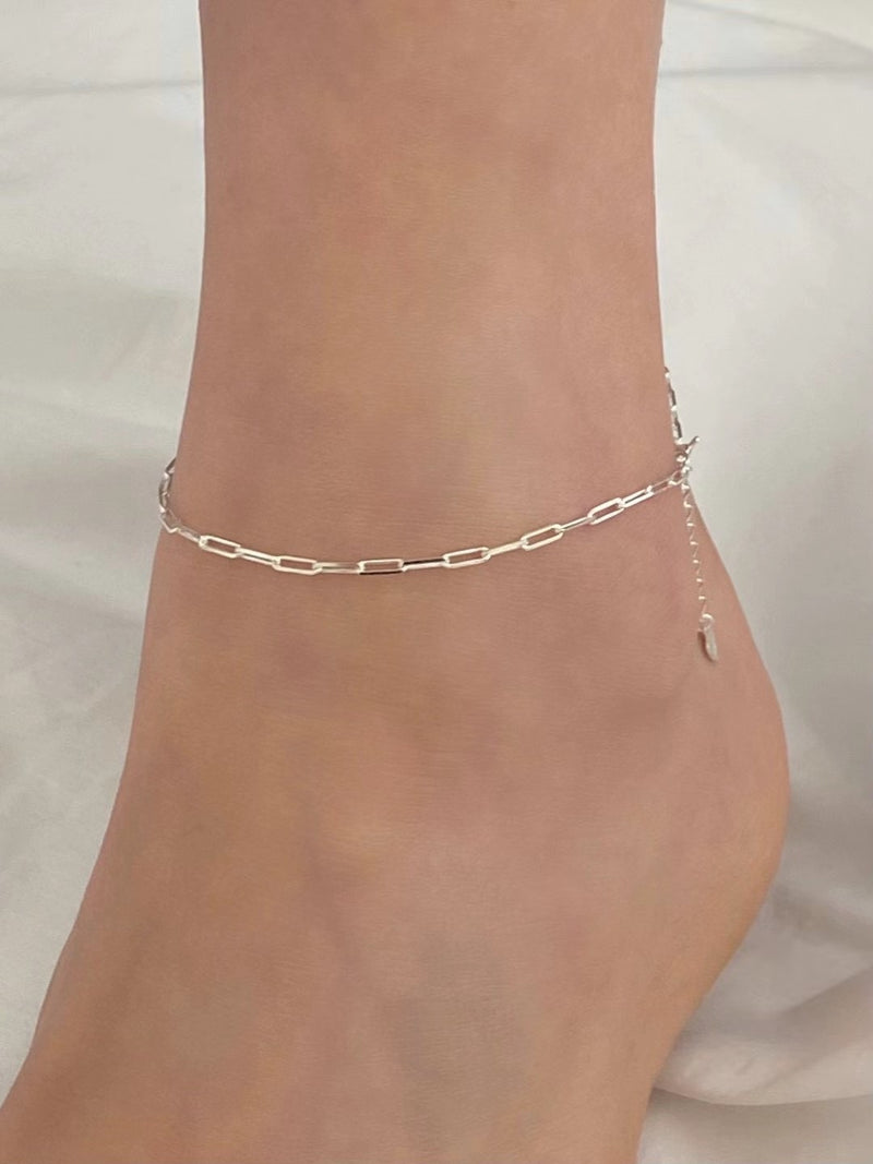 CHAIN SILVER ANKLET
