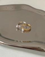 PEARL CHAIN RING
