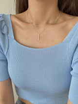 Silver Layered Necklace