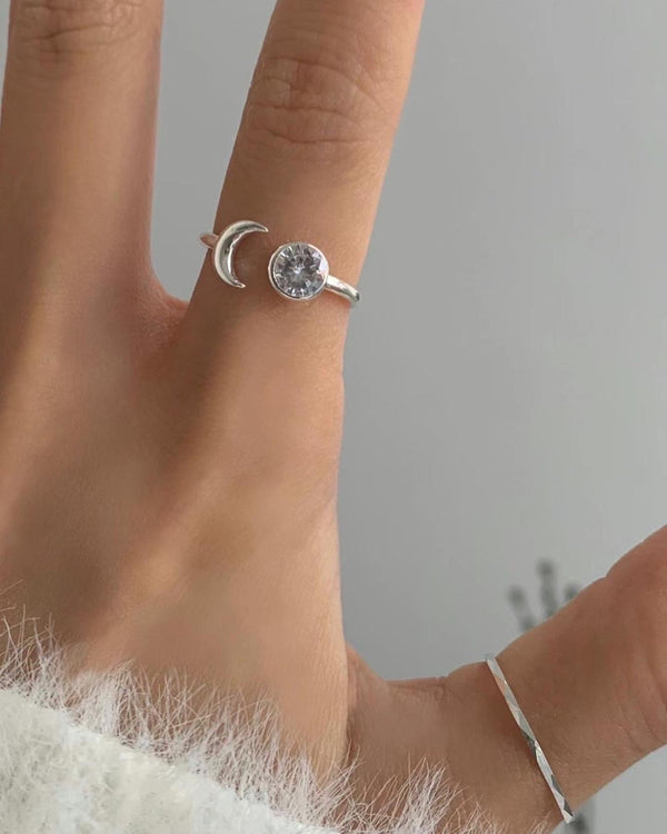 CRESCENT MOON RING