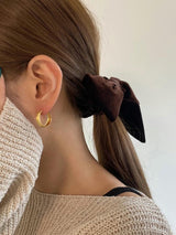 VELVET RIBBON HAIR TIE
