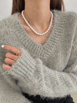 Round Pearl Necklace