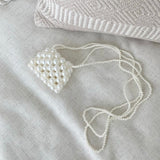 PEARL BEADS MICRO BAG [Black]