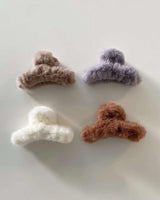 FLUFFY FUR HAIR CLIP