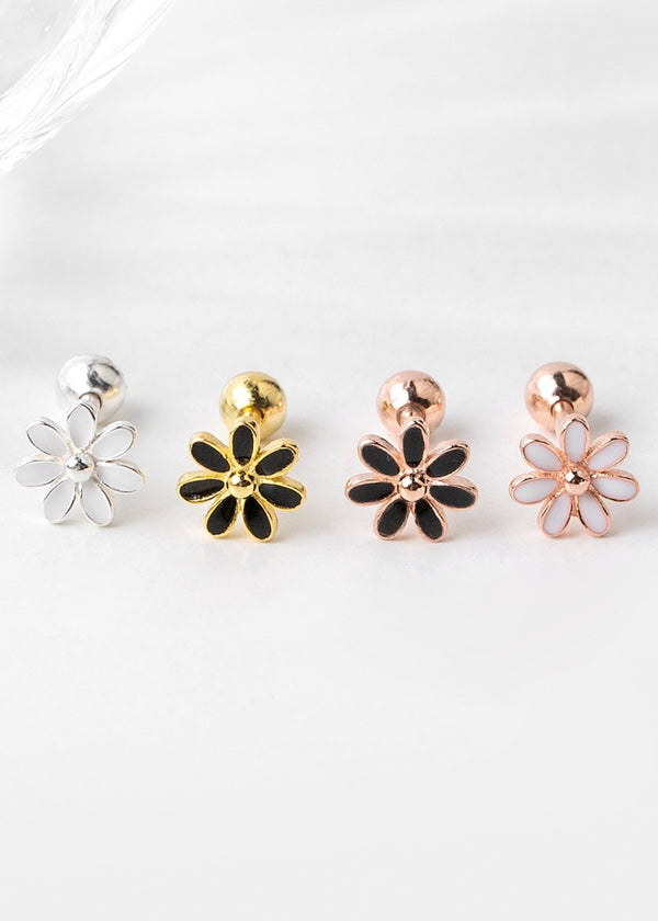Epoxy Daisy piercing