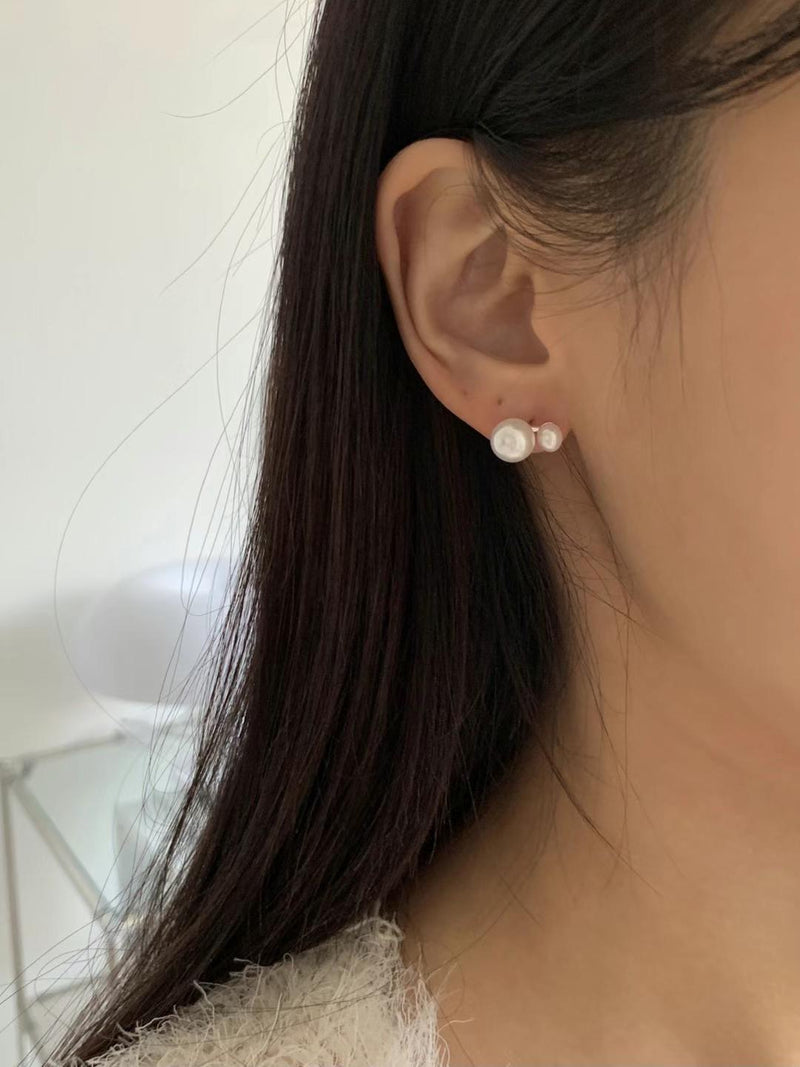TWIN PEARL EARRINGS