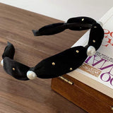 Pearl Velvet Hair Band