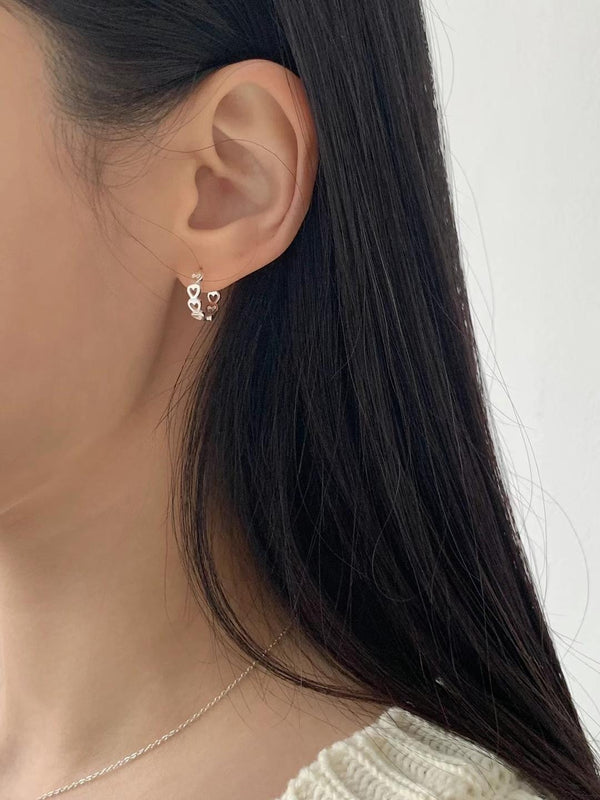 HEART RING EARRINGS