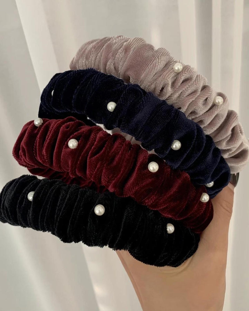 VELVET PEARL HAIR BAND