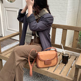 SUEDE BIEBER BAG [Brown]