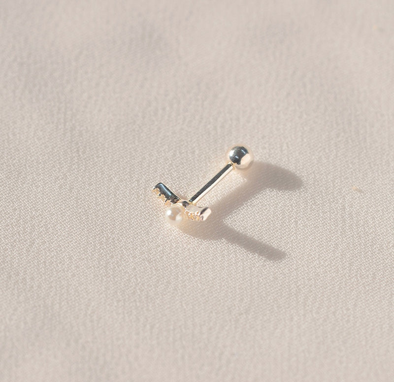 PEARL CUBIC CURVE PIERCING