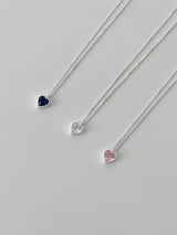 Cubic Heart Necklace
