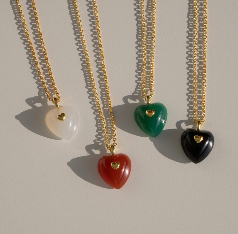 GEM HEART NECKLACE