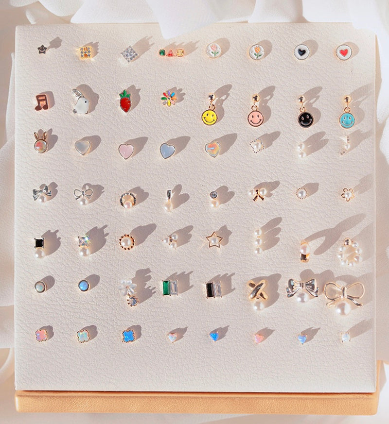 CUBIC DROP PEARL PIERCING