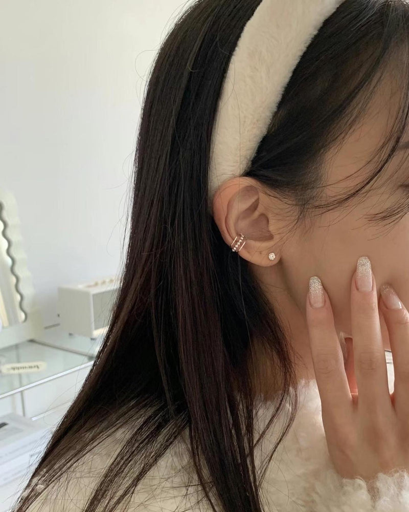 HANDMADE FUR HAIR BAND [Brown]