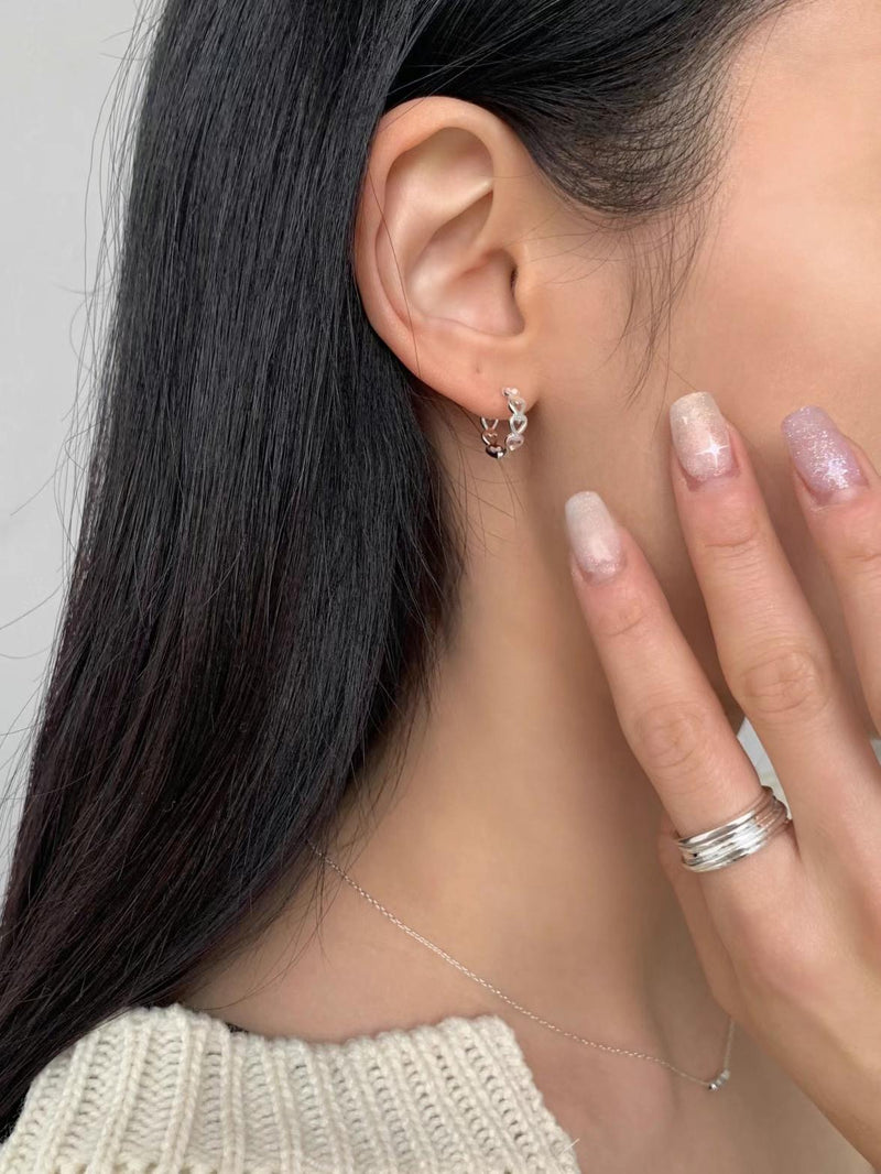 HEART RING EARRINGS